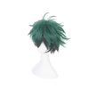 Anime My Hero Academia Izuku Midoriya Deku Cosplay Wigs Short Green Fade Black Wig - Cosplay Clans