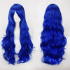 Women Wavy Sweet 80cm Long Purple and Blue Lolita Fashion Wigs with Bangs - Cosplay Clans