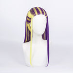 Anime Tokyo Revengers Wakasa Imaushi Long Yellow Purple Cosplay Wigs - Cosplay Clans