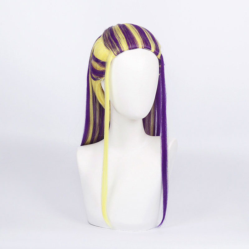 Anime Tokyo Revengers Wakasa Imaushi Long Yellow Purple Cosplay Wigs - Cosplay Clans