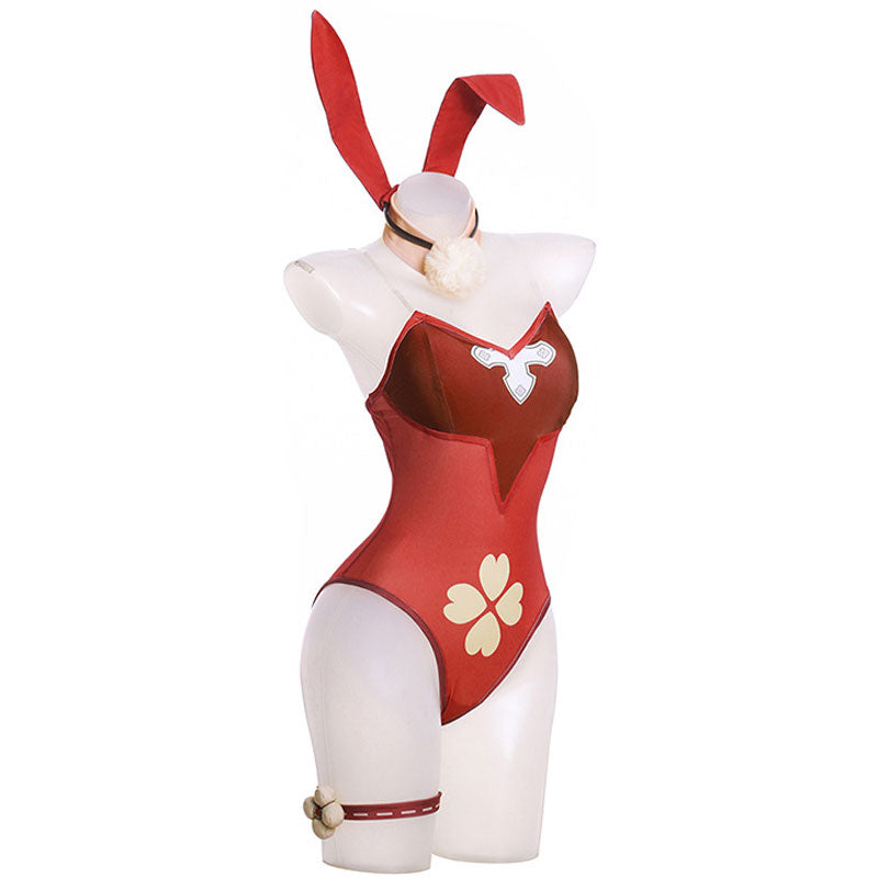 Game Genshin Impact Klee Bunny Girl Cosplay Costumes