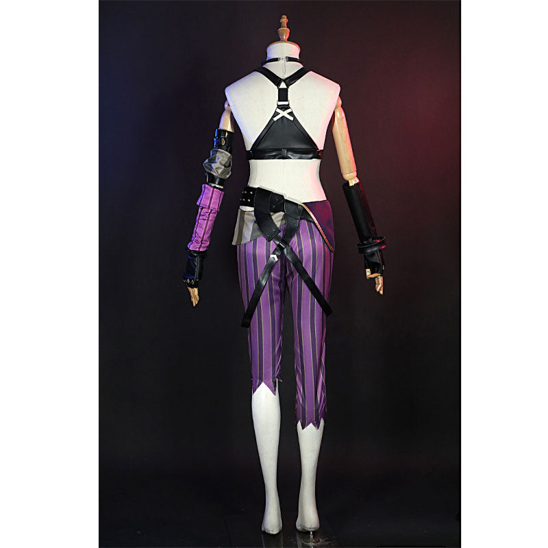 LOL Fortnite Arcane Jinx Cosplay Costumes