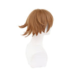 Anime Danganronpa: Trigger Happy Havoc Chihiro Fujisaki Short Brown Cosplay Wigs - Cosplay Clans