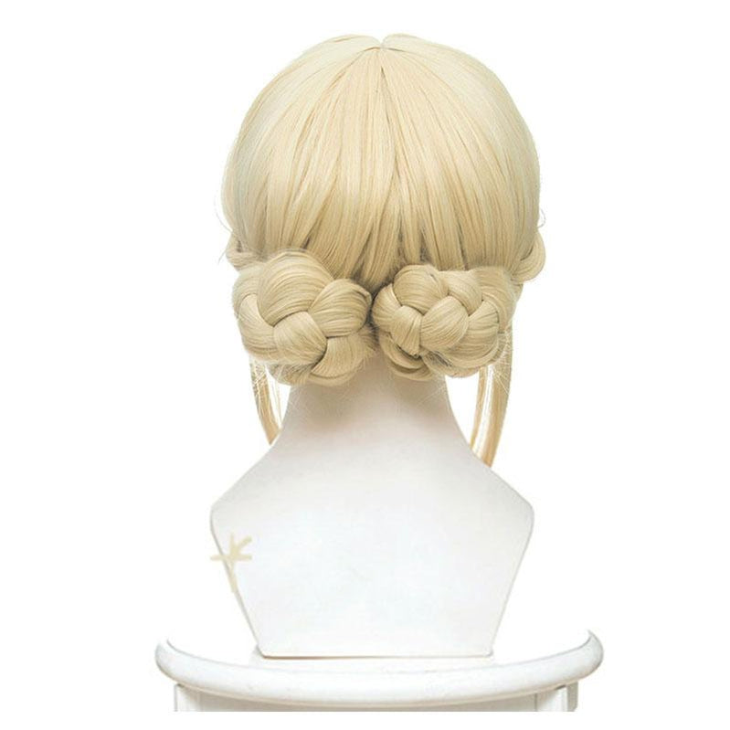 Anime Violet Evergarden Violet Evergarden Blonde 60cm Short Cosplay Wig - Cosplay Clans