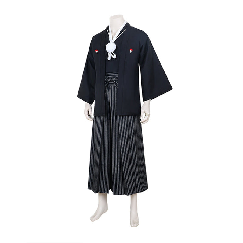 Anime Naruto Shippuden Uchiha Sasuke Wedding Suit Kimono Cosplay Costume - Cosplay Clans
