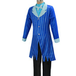 Hazbin Hotel Alastor Blue Uniform Cosplay Costumes