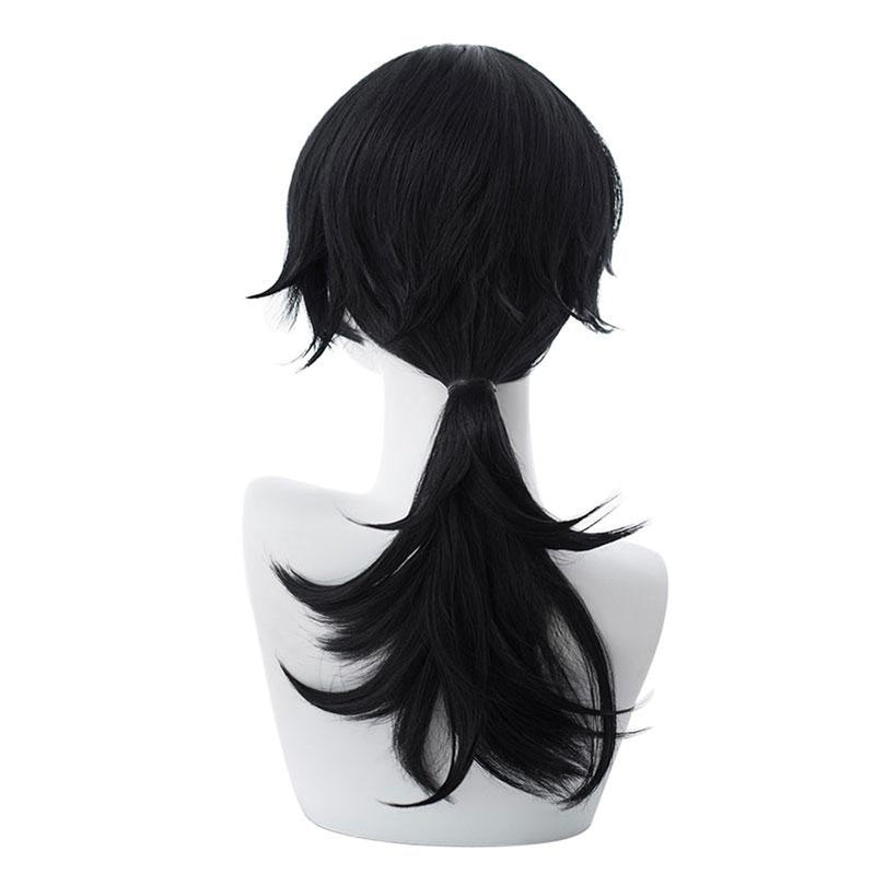 FGO Fate/Grand Order Ryouma Sakamoto 50cm Black Halloween Cosplay Wigs - Cosplay Clans