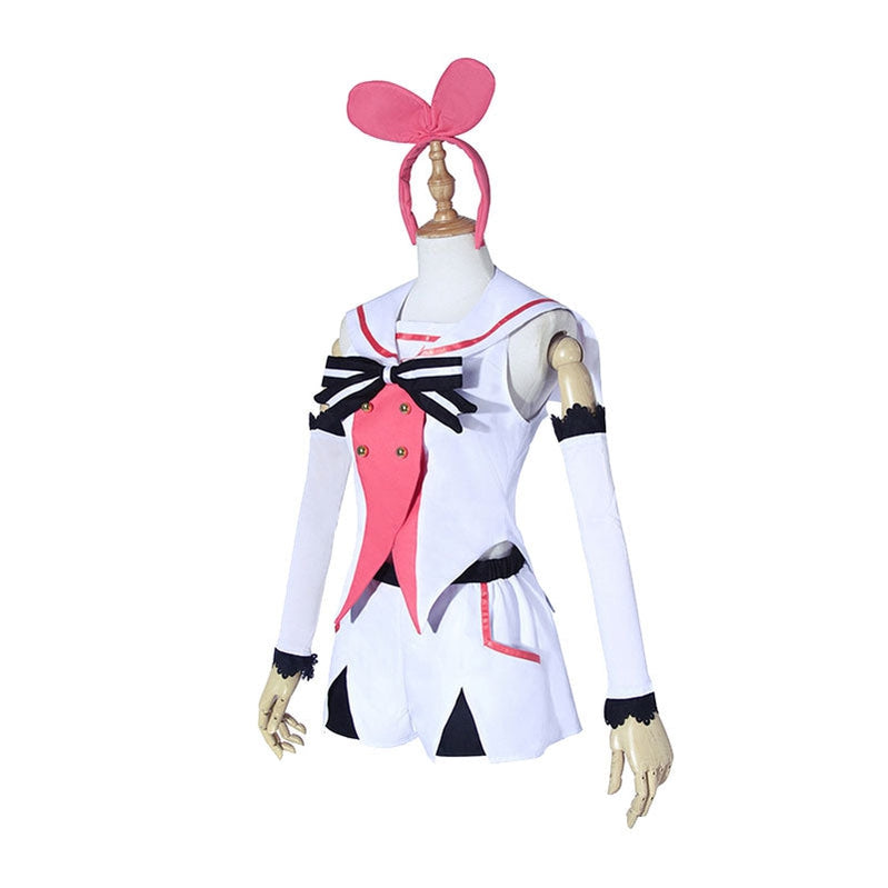 Virtual YouTuber Kizuna AI Uniform Cosplay Costumes Halloween Party Show Dress - Cosplay Clans