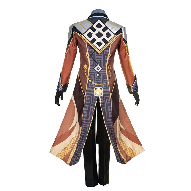 Game Genshin Impact Zhongli Fullset Cosplay Costumes - Cosplay Clans