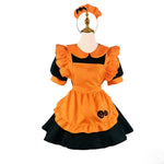 Anime Halloween Party Pumpkin Maid Cosplay Costumes