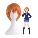 Anime LoveLive! Hoshizora Rin Short Orange Cosplay Wigs - Cosplay Clans