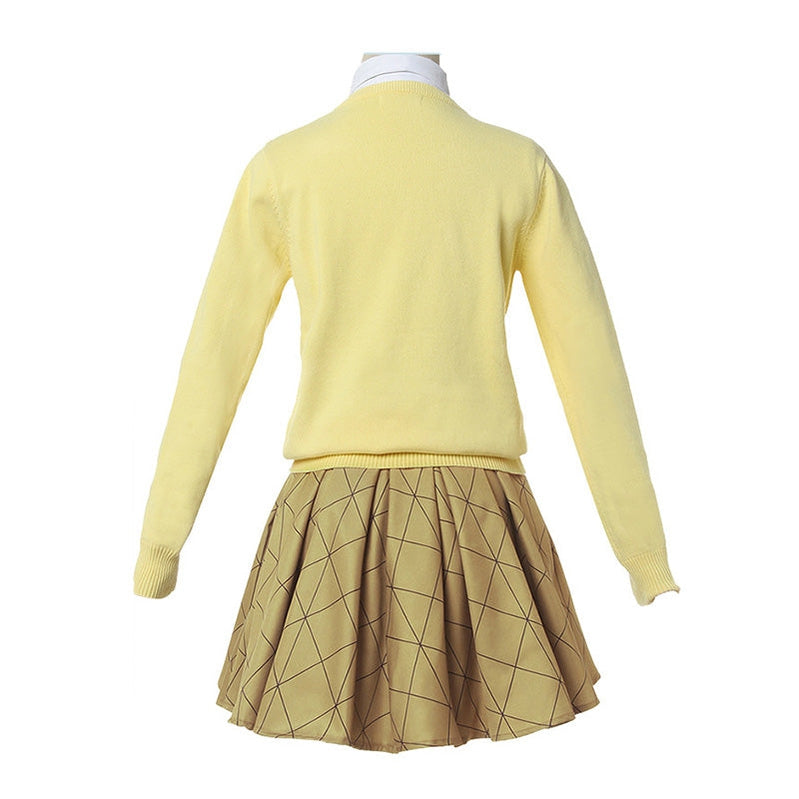 Anime Demon Slayer: Kimetsu no Yaiba: Demon Slayer Academy Shinobu Kocho JK Uniform Cosplay Costume - Cosplay Clans
