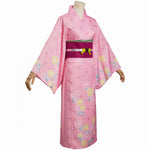 Anime Demon Slayer Kimetsu no Yaiba Nezuko Kamado Summer Kimono Cosplay Costumes