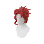 Anime JoJo's Bizarre Adventure Stardust Crusaders Kakyoin Noriaki Short Wine Red Cosplay Wigs - Cosplay Clans