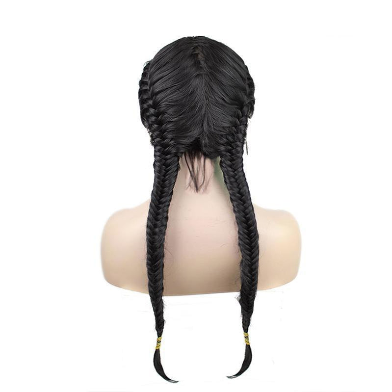 thumbnail image 2 of WIG ME UP Braided School Girl Wig - Brown, Carnival Cosplay, Polyester 2 of 3