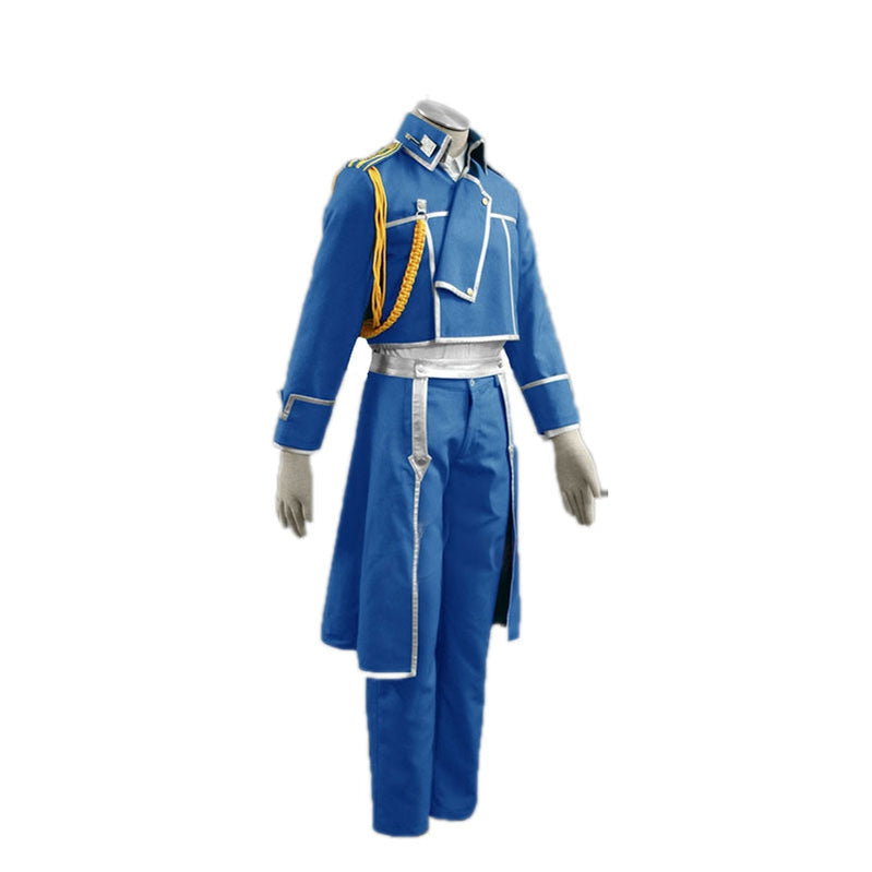 Anime Fullmetal Alchemist Roy Mustang Army Cosplay Costume - Cosplay Clans