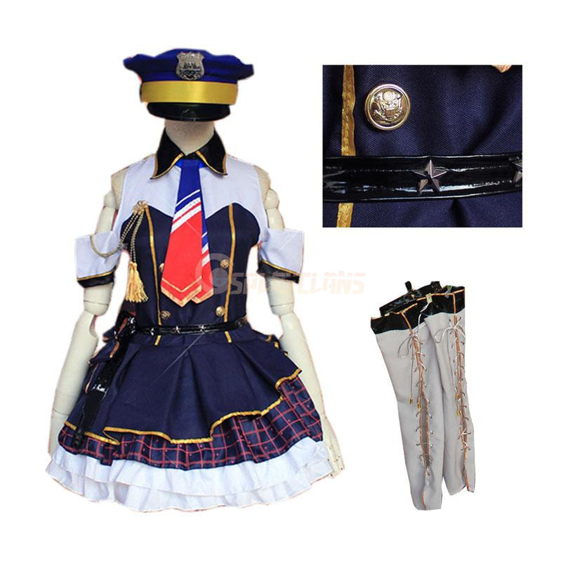 Anime LoveLive! Minami Kotori Police Uniform Cosplay Costume - Cosplay Clans