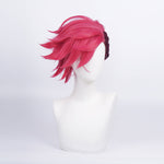 Game LOL Arcane Vi Rose Red Cosplay Wigs - Cosplay Clans