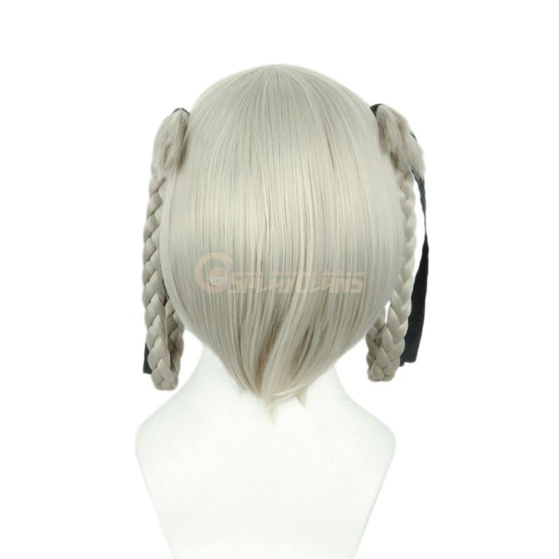 Anime Kakegurui Kirari Momobami Synthetic Silver Cosplay Wigs - Cosplay Clans