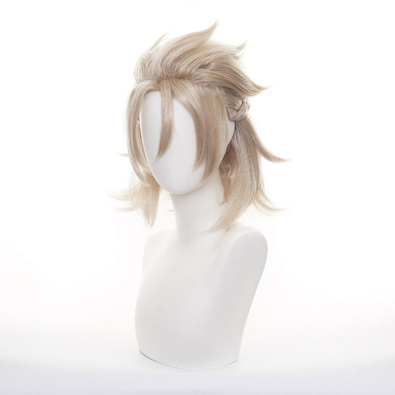 Genshin Impact Albedo Blonde Cosplay Wigs