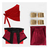 Anime Avatar: The Last Airbender Katara Red Dress Outfit Cosplay Costume - Cosplay Clans