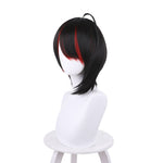 Game Arknights Gnosis Black Mixed Red Cosplay Wigs