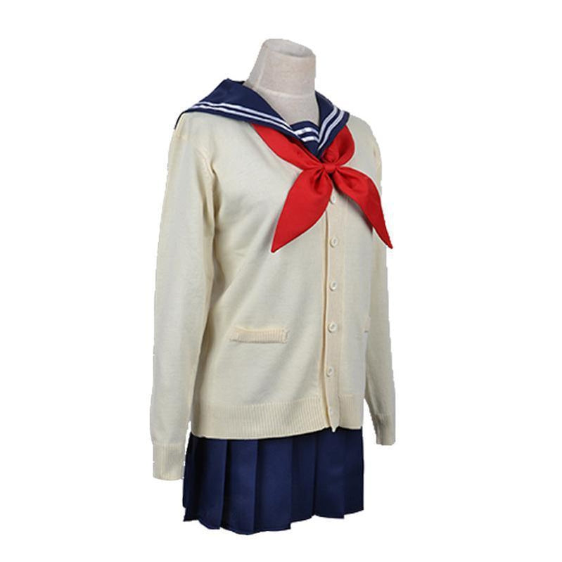 Anime My Hero Academia Himiko Toga JK School Uniform Cosplay Costume - Cosplay Clans