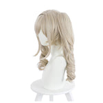 Game Genshin Impact Barbara Curly Blonde Ponytail Cosplay Wigs - Cosplay Clans