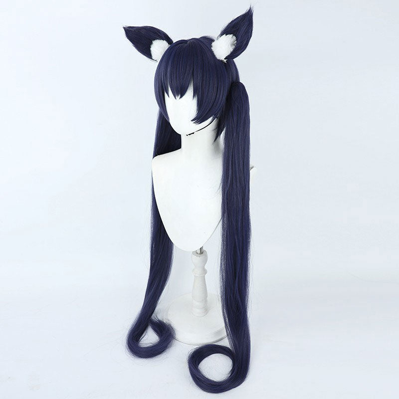 Game Blue Archive Kuromi Serika Cosplay Wigs