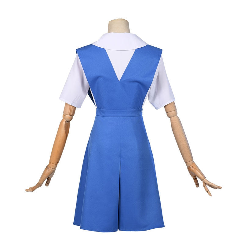 Neon Genesis Evangelion Asuka Langley Soryu Rei Ayanami High School Girl Uniform Cosplay Costume - Cosplay Clans