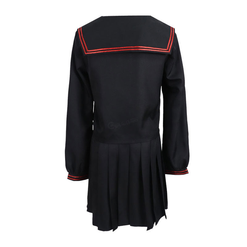 Anime Demon Slayer Kimetsu no Yaiba Nezuko Kamado Makomo School Uniform Cosplay Costumes - Cosplay Clans