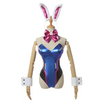 Game Overwatch D.Va Hana Song Bunny Girl Cosplay Costumes 