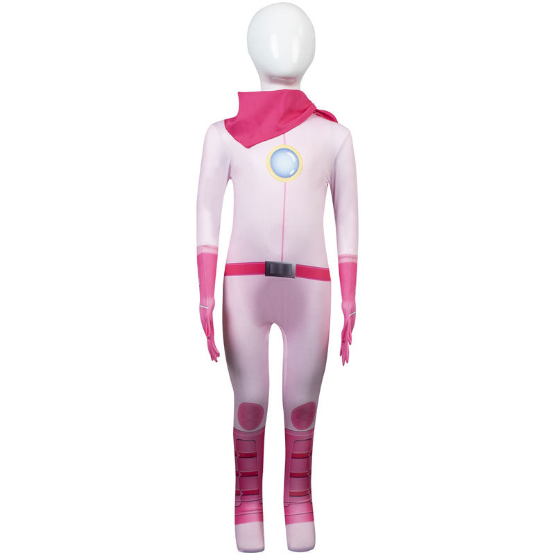 The Super Mario Bros. Movie Princess Peach Jumpsuit Cosplay Costumes