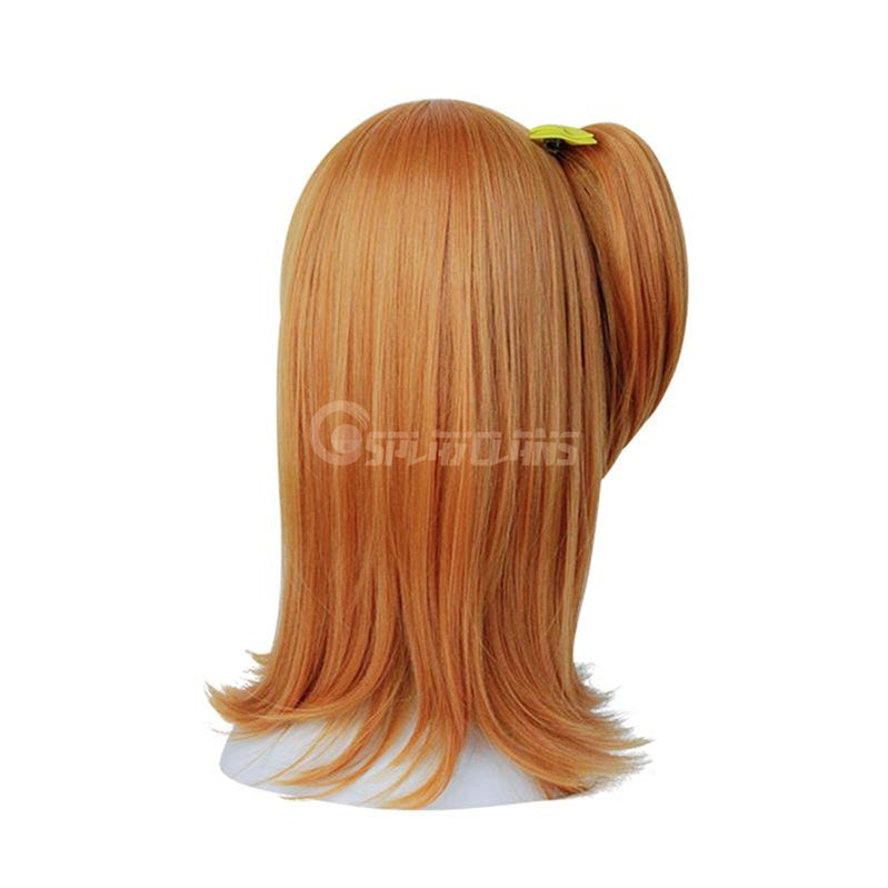 Anime LoveLive! Kousaka Honoka Long Orange Cosplay Wigs - Cosplay Clans