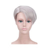 Anime Yuri on Ice Victor Nikiforov Short Gray Cosplay Wigs - Cosplay Clans