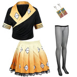 Anime Demon Slayer Kimetsu no Yaiba Zenitsu Agatsuma Cosplay Costumes - Cosplay Clans