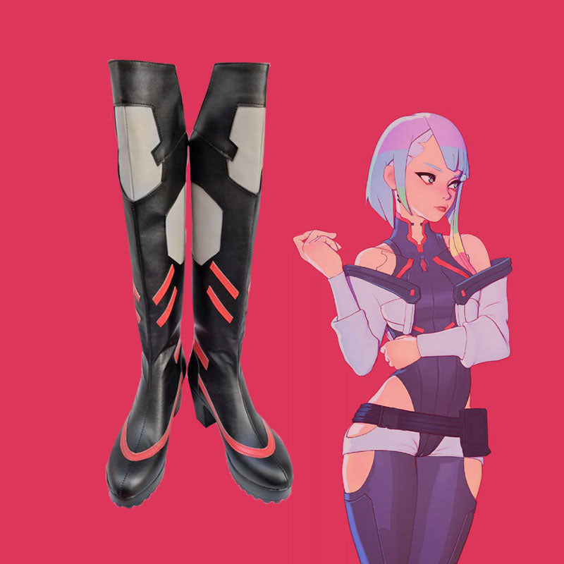 Game Cyberpunk: Edgerunners Lucyna Kushinada Cosplay Shoes 