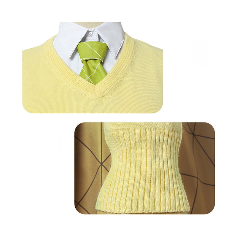 Anime Demon Slayer: Kimetsu no Yaiba: Demon Slayer Academy Shinobu Kocho JK Uniform Cosplay Costume - Cosplay Clans