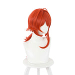 Game Genshin Impact Diluc Ragnvindr Orange Cosplay Wig - Cosplay Clans