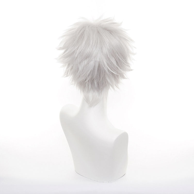 Anime Gintama Sakata Gintoki Silver Grey Cosplay Wigs