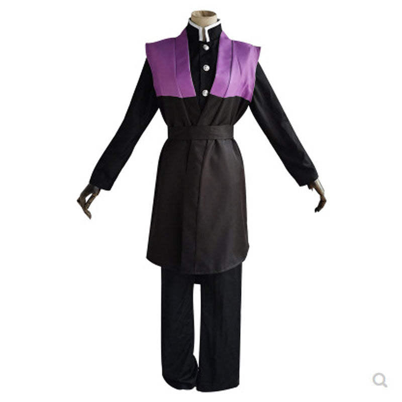 Anime Demon Slayer Kimetsu no Yaiba Genya Shinazugawa Cosplay Costumes