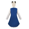 Anime SPY×FAMILY Anya Forger Child Blue Dress Cosplay Costumes