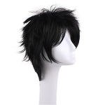 Anime Naruto Uchiha Sasuke Short Black Curly Cosplay Wigs - Cosplay Clans