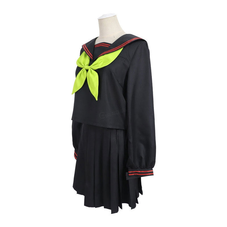 Anime Demon Slayer Kimetsu no Yaiba Nezuko Kamado Makomo School Uniform Cosplay Costumes - Cosplay Clans