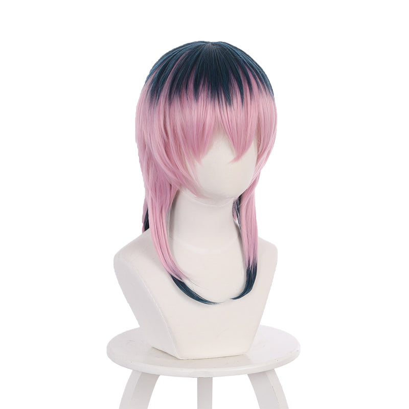 Tokyo Revengers Rindo Haitani Dark Blue Gradient Pink Cosplay Wigs