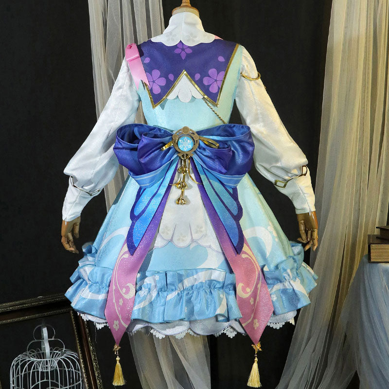 Genshin Impact Springbloom Missive Kamisato Ayaka Lolita Cosplay Costumes