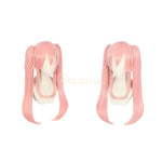 Anime FGO Fate/Grand Order Tamamo no Mae Pink Curly Ponytail Straight Cosplay Wigs - Cosplay Clans