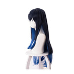Anime Demon Slayer Kimetsu no Yaiba Hashibira Inosuke Blue Gradient Color Cosplay Wigs - Cosplay Clans