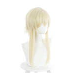 Game Genshin Impact Traveler Lumine Blonde Ponytail Cosplay Wigs - Cosplay Clans