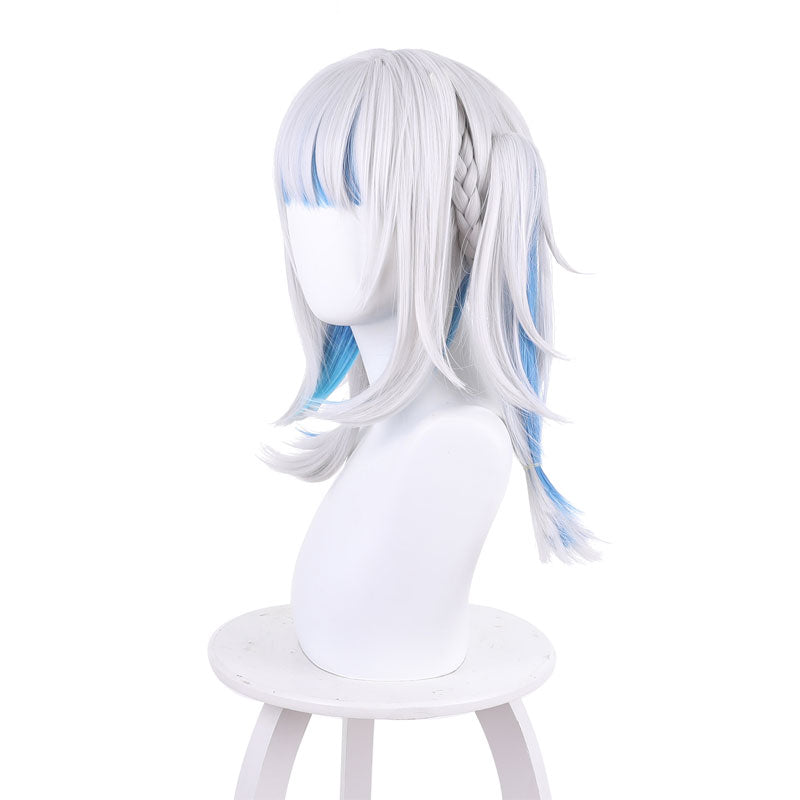 Hololive English Virtual YouTuber Gawr Gura Halloween Cosplay Wigs